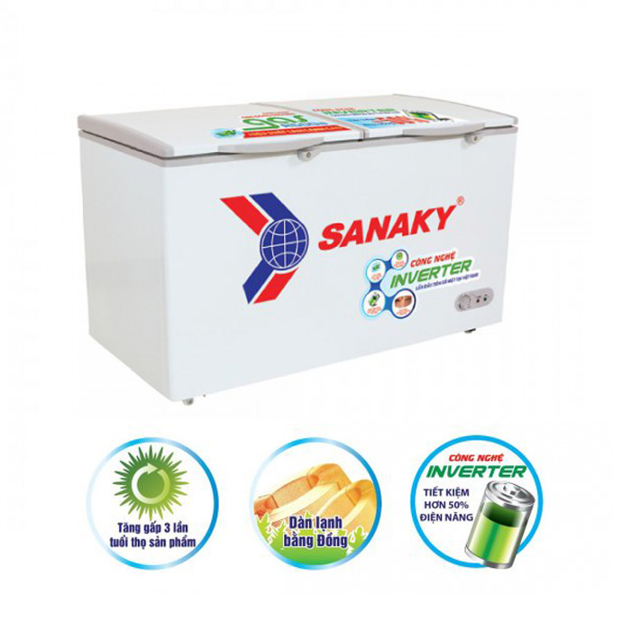 TỦ ĐÔNG SANAKY VH-2599W3 (2 chế độ đông+mát)